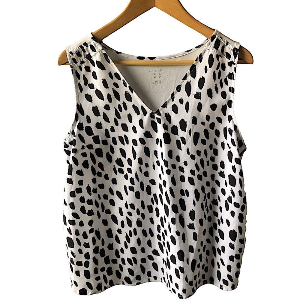 A new day spotted tank top